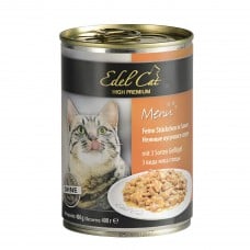 Edel Cat Кусочки с тремя видами мяса в соусе для кошек​ 400g