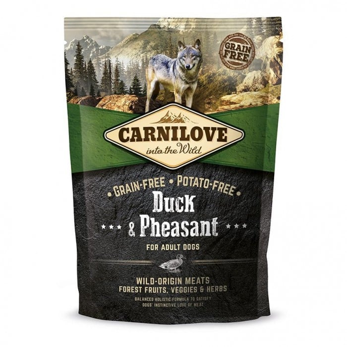 Carnilove Adult Duck and Pheasant с уткой и фазаном для взрослых собак 1,5 kg