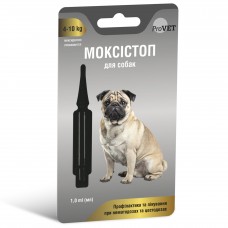 ProVET Моксистоп капли антигельминтные для собак от 4 до 10 кг (1 мл)
