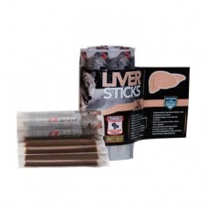 Alpha Spirit Dog Sticks Liver полувлажные лакомства для собак из печени 16*10г (палочки)