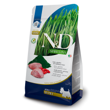 Farmina N&D Spirulina Dog Adult Mini Lamb & Wolfberry сухой корм для собак малых пород с ягненком, спирулиной и ягодами годжи 2 кг