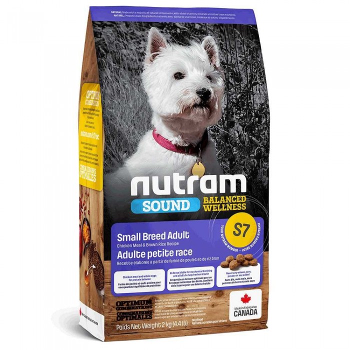 Nutram Sound Balanced Wellness Small Breed сухий корм для собак з куркою та коричневим рисом 5,4 кг