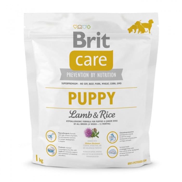 Brit Care Puppy Lamb and Rice для цуценят всіх порід 1 кг