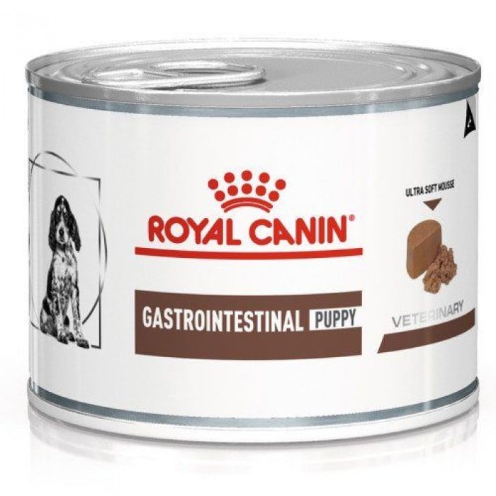 ROYAL CANIN GASTRO INTESTINAL PUPPY CANS влажный корм для щенков при проблемах с пищеварением 195 г