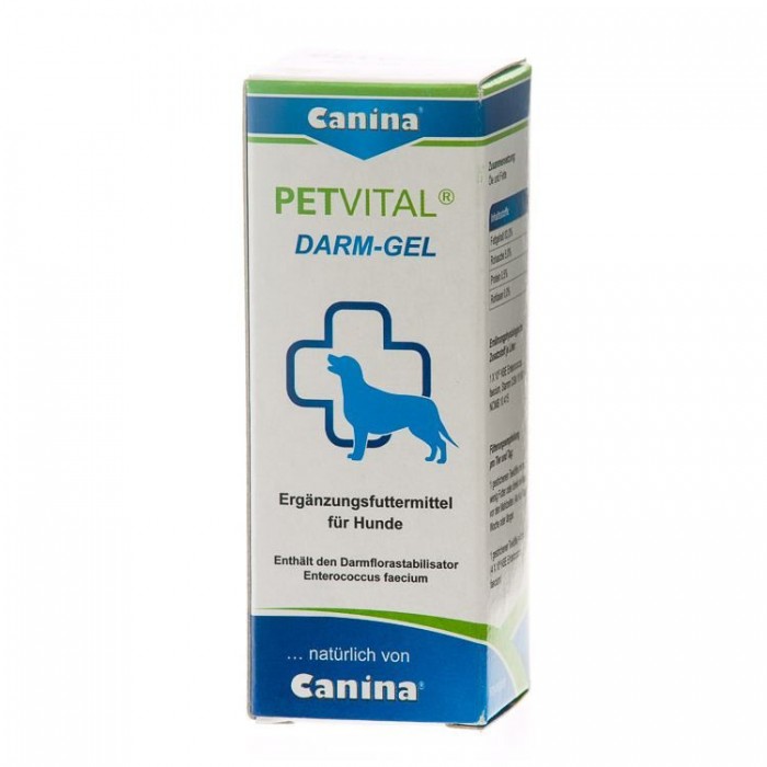Canina Petvital Darm-Gel пробиотик для собак при проблемах с пищеварением 30 мл