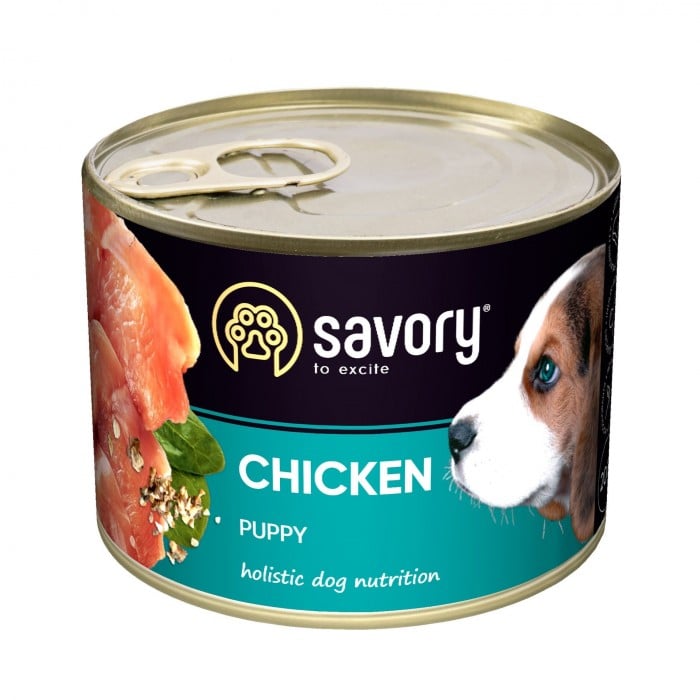 Savory Puppy Chicken влажный корм для щенков всех пород с курицей 200g