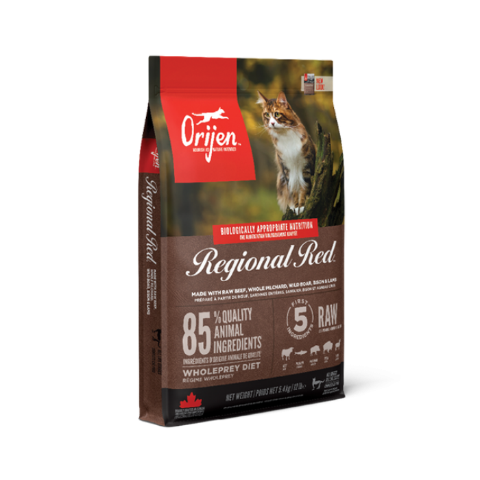 ORIJEN Regional Red Cat сухий корм для котів з червоними м'ясом та рибою 0,34 кг
