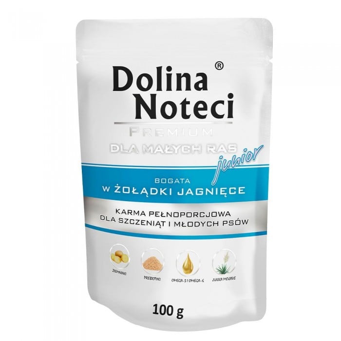 Dolina Noteci Premium вологий корм для цуценят з рубцем ягнятини 100 г