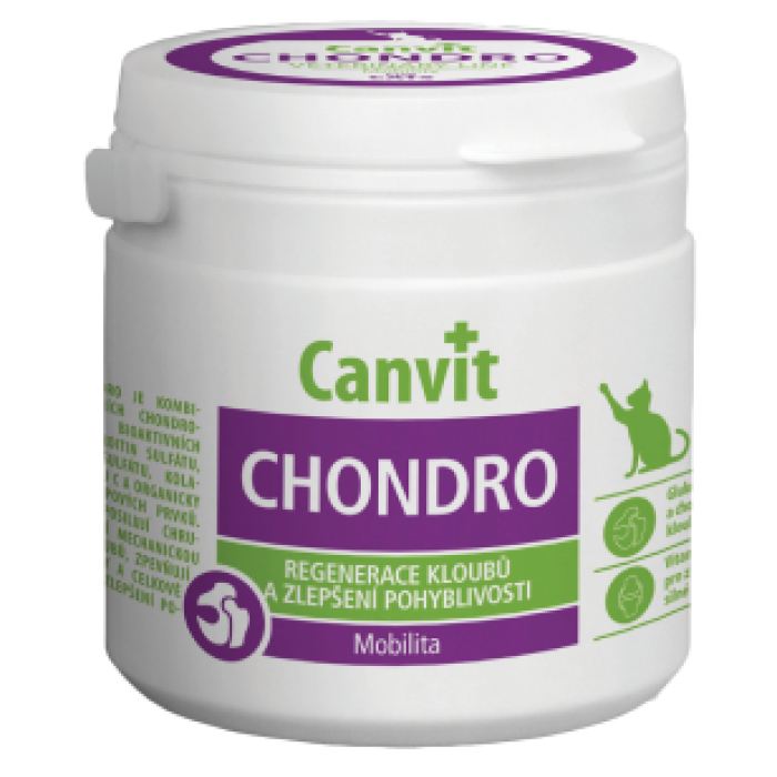 Canvit Chondro вітаміни для кішок з порушенням опорно-рухового апарату 100 г х 100 табл.
