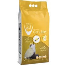 VanCat Vanilla бентонитовый наполнитель для котов с ароматом ванили 5 кг