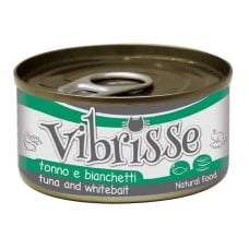 Vibrisse влажный корм для котов с тунцом и корюшкой 140 г