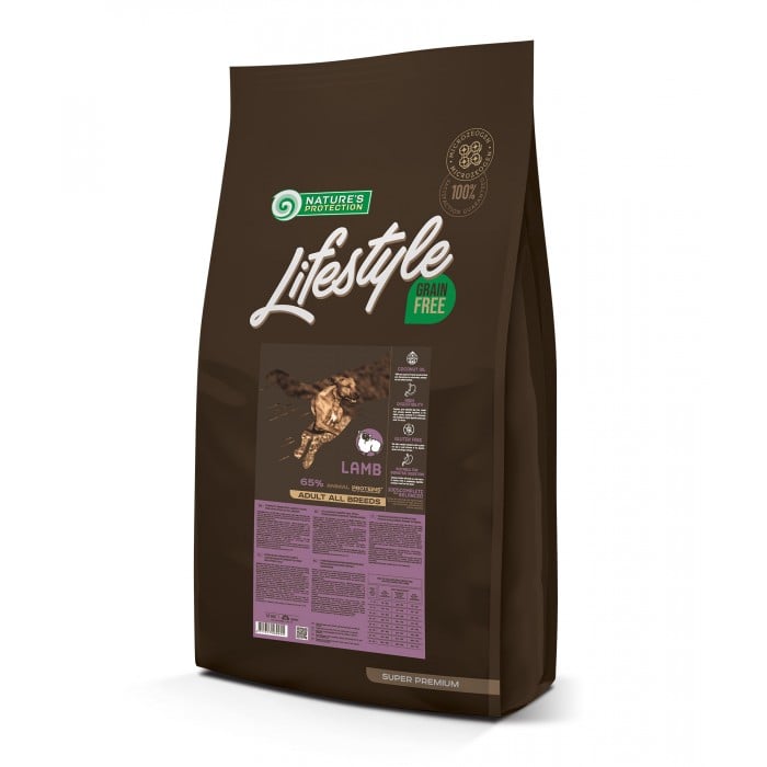 Nature's Protection Lifestyle Grain Free Lamb Adult All Breeds для собак с ягненком 17 кг