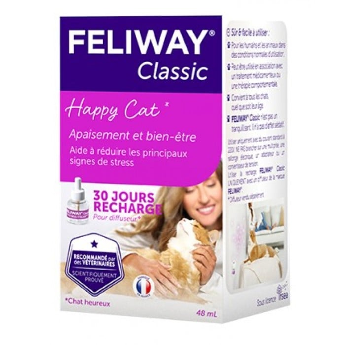 Ceva Feliway Classic заспокійливий засіб для котів під час стресу (змінний блок) 48 мл