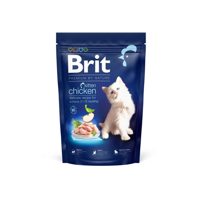 Brit Premium by Nature Cat Kitten 1,5 кг (для кошенят з куркою)