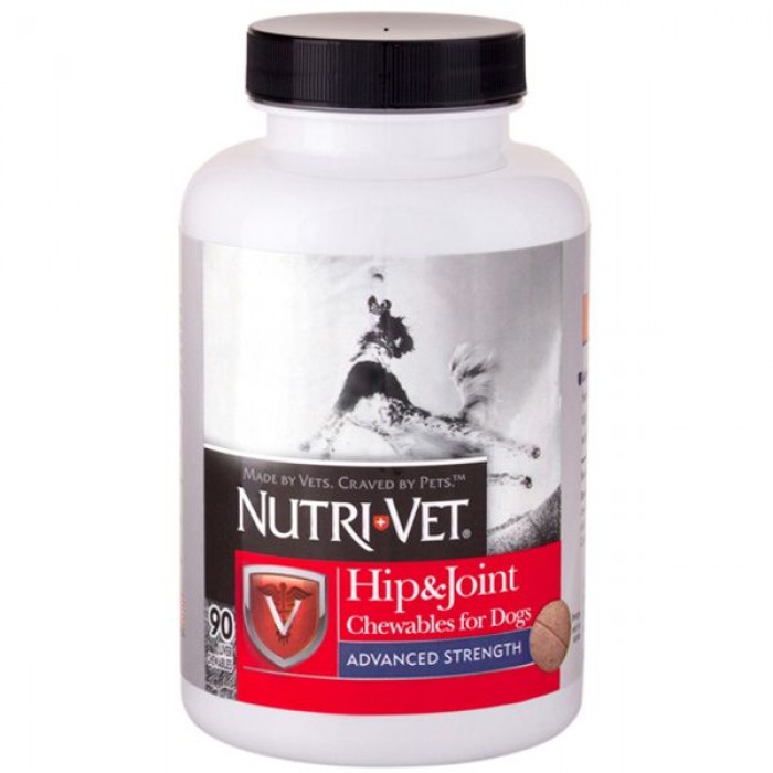 Nutri-Vet Hip & Joint Regular комплекс для восстановления, для суставов и связок у собак 90 табл.