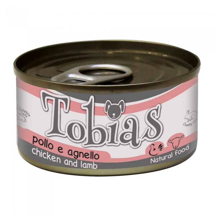 TOBIAS влажный корм для собак с курицей и ягненком 85 г