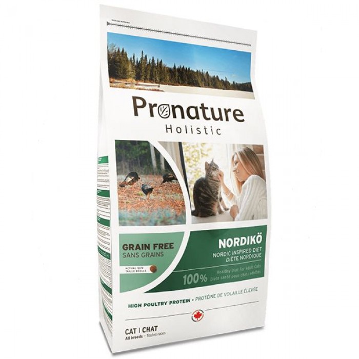 Pronature Holistic Cat Nordikо сухой корм для котов с индейкой и ягодами 6 кг