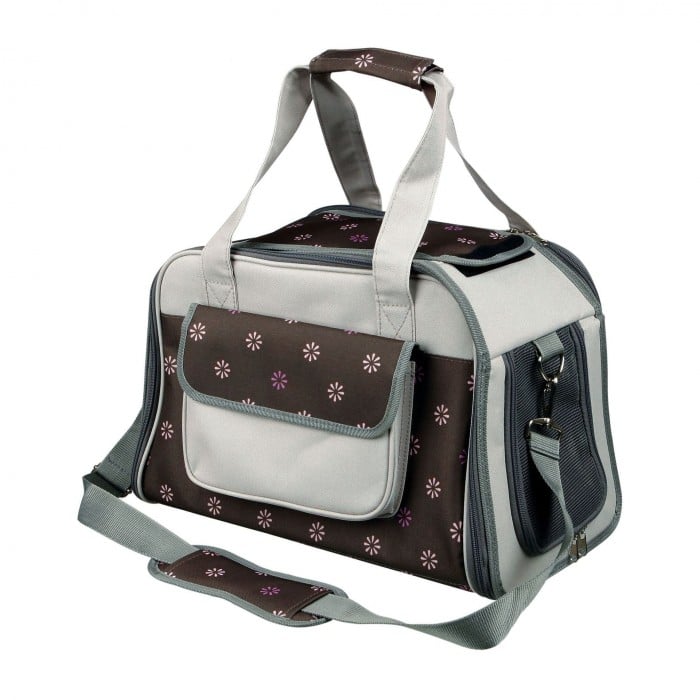 Trixie Libby сумка-переноска для котов и собак коричневая/серая 25х27х42 см