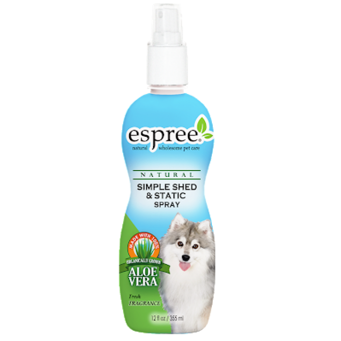 Espree Simple Shed & Static Spray антистатический спрей для собак 355 мл