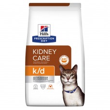 Hill's PD k/d Kidney Care сухой корм для кошек при заболевании почек с курицей 0,4 кг
