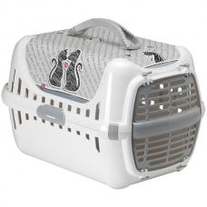 Moderna Trendy Runner Cats In Love переноска для котов до 5кг (белая)