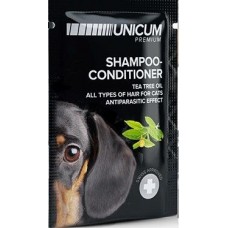 UNICUM шампунь-кондиционер для собак с маслом чайного дерева 15 мл (саше) 