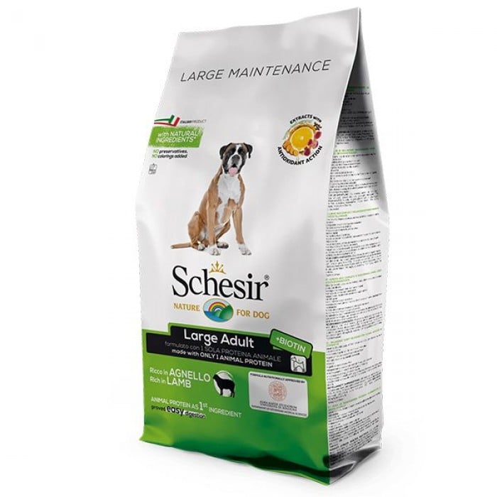 SCHESIR DOG LARGE ADULT LAMB сухий корм для собак великих порід з ягням 4 кг