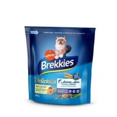 Brekkies Cat Delice Fish сухой корм для взрослых котов с рыбой 0,9 кг