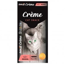 AnimAll Сreme лакомства со вкусом лосося для котов 6×15 г