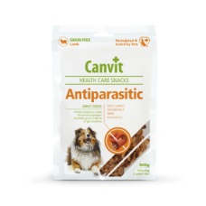 Canvit Antiparasitic напіввологі ласощі для собак з чутливим травленням з ягням 200 г