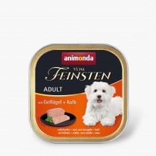 Animonda Vom Feinsten Adult with Poultry + Veal влажный корм с птицей для собак 150 г