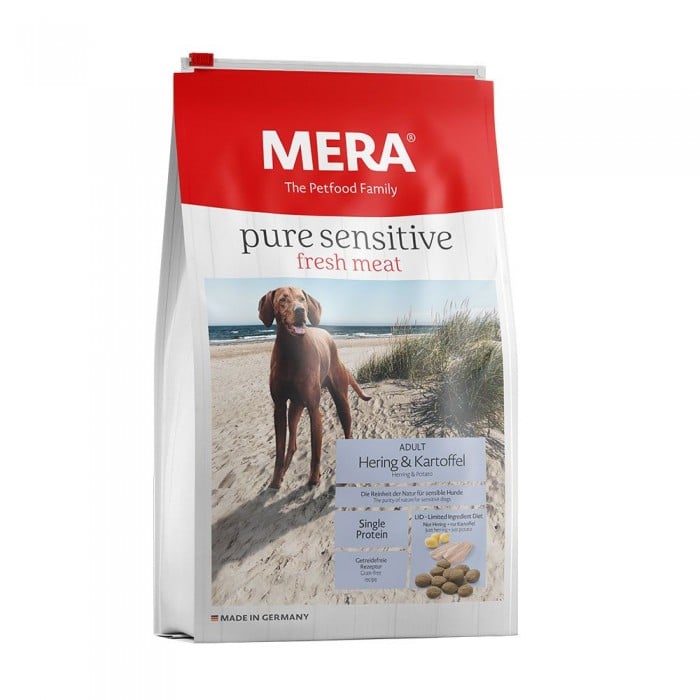 MERA Pure Sensitive Fresh Meat Adult Herring & Potato для собак с сельдью и картофелем 12,5 кг