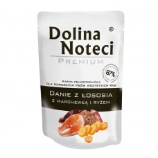Dolina Noteci Premium Danie влажный корм с лососем, морковью и рисом 100 г