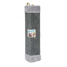 Пухнастики когтеточка для котов угловая (джут) серая 50×10×10 см