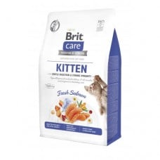 Brit Care Cat by Nutrition Kitten Gentle Digestion Strong Immunity сухой корм для котят с лососем 400 г