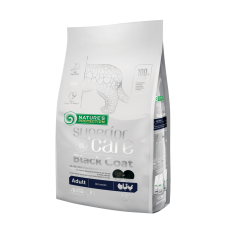 Nature's Protection Superior Care Black Coat Adult All Breeds сухой корм для собак с черным окрасом 1,5 кг