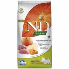 Farmina N&D беззерновой сухой корм для собак мелких пород с кабаном, тыквой и яблоком 2,5 кг