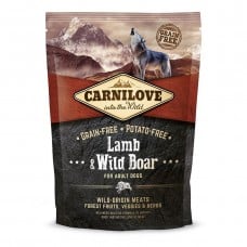 Carnilove Adult Lamb and Wild Boar с ягненком и диким кабаном для взрослых собак 1,5 kg