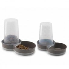 MODERNA TASTY WILDLIFE Автокормушка/Автопоилка для собак (коричневая) 3,75 л