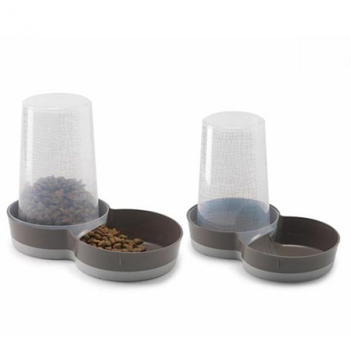 MODERNA TASTY WILDLIFE Автокормушка/Автопоилка для собак (коричневая) 3,75 л