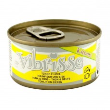Vibrisse влажный корм для котят с тунцом и яйцом 70 г