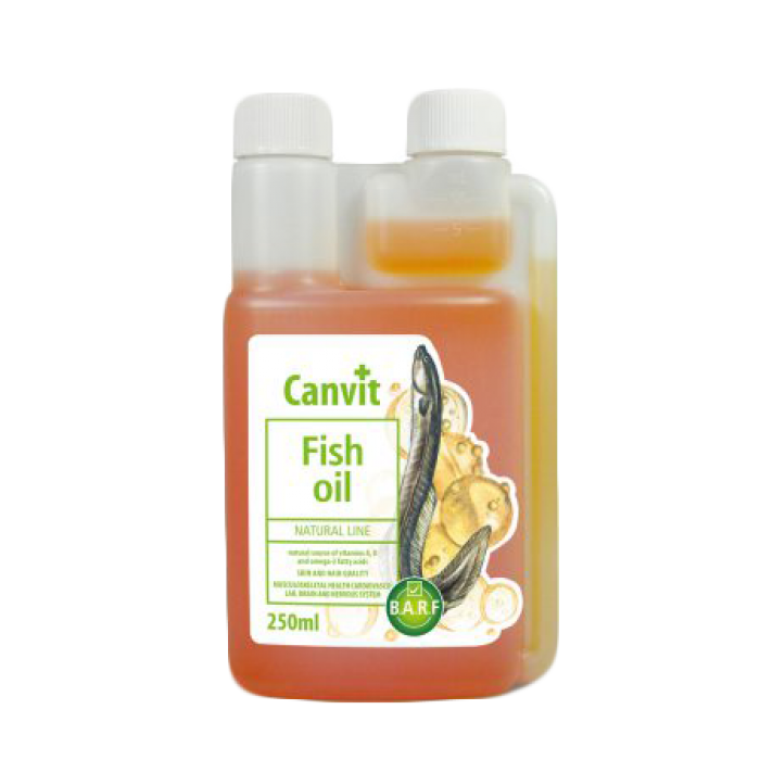 Canvit Fish Oil масло морского угря для кожи и шерсти котов и собак 250 мл