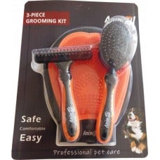 AnimAll набір для грумінгу 3в1 (помаранчевий)