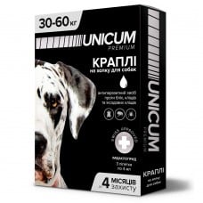 Unicum PREMIUM краплі від бліх та кліщів для собак 30-60 кг.