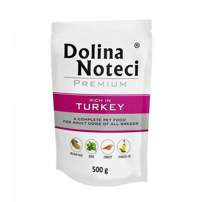 Dolina Noteci Premium влажный корм для собак с индейкой 500 г