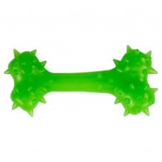 AGILITY игрушка для собак косточка с шипами (зеленая) 15 см