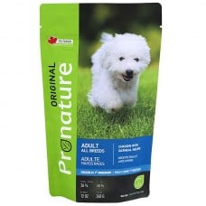 Pronature Original Dog Adult Chicken with Oatmeal сухий корм для дорослих собак з куркою 0,34 кг