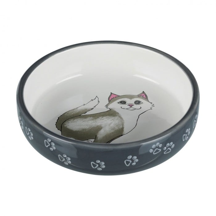 Trixie керамічна миска для перса сіра 0,3 л/15 см