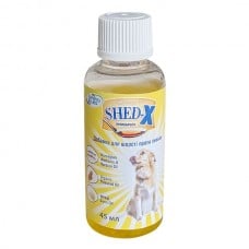 SynergyLabs Shed-X Dog добавка для уменьшения линьки и улучшения качества шерсти у собак 45 мл