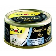 GimCat Shiny Cat Filet тунец и анчоус 70g